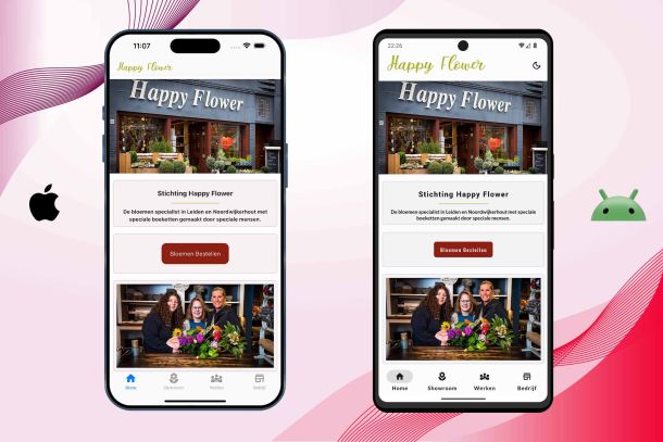 Ghekko Application Development: Stichting Happy Flower
